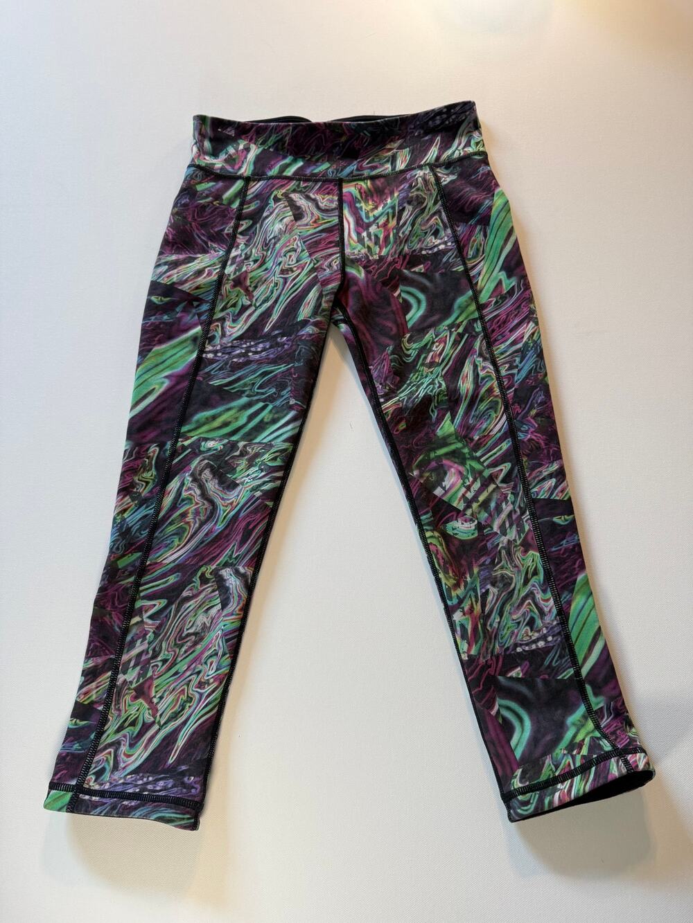 Sweaty Betty Reversible Iridescent Capri Leggings Est XS S